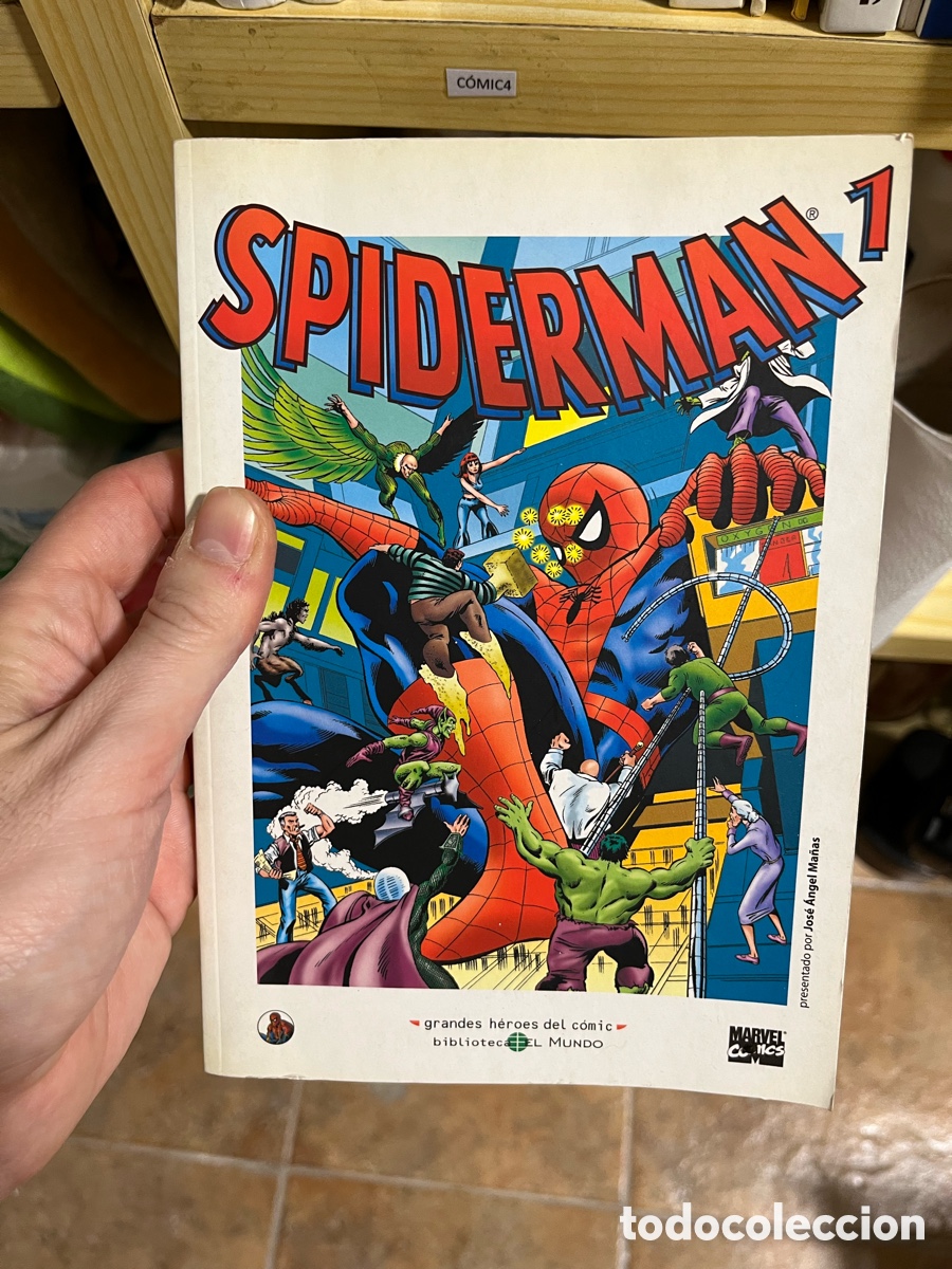 C&oacute;mics: Comic4 Spiderman 1 (r&uacute;stica)- Marvel - grandes h&eacute;roes del c&oacute;mic - Foto 1