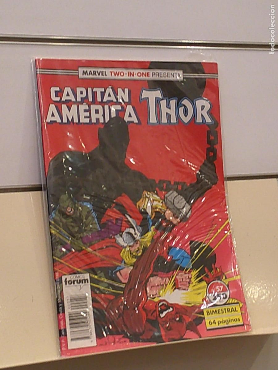 C&oacute;mics: MARVEL TWO IN ONE PRESENTA CAPITAN AMERICA THOR N&ordm; 57 - FORUM - Foto 1