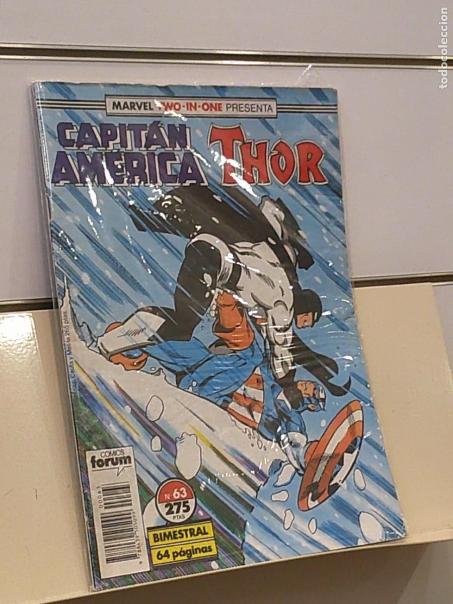 C&oacute;mics: MARVEL TWO IN ONE PRESENTA CAPITAN AMERICA THOR N&ordm; 63 - FORUM - Foto 1