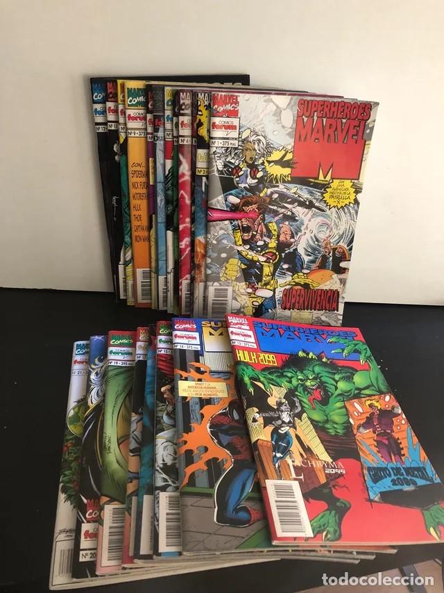 C&oacute;mics: SUPERHEROES MARVEL COMPLETA FORUM 1 A 21 EXCEPTO 18. - Foto 1