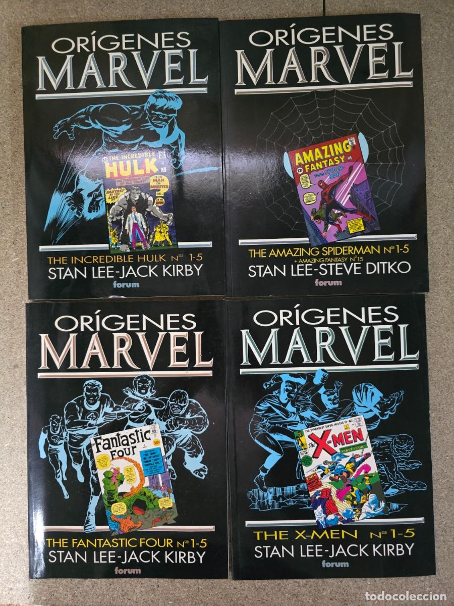 C&oacute;mics: Origenes Marvel.Lote 4 Tomos.Marvel.Forum.ver descripcion - Foto 1