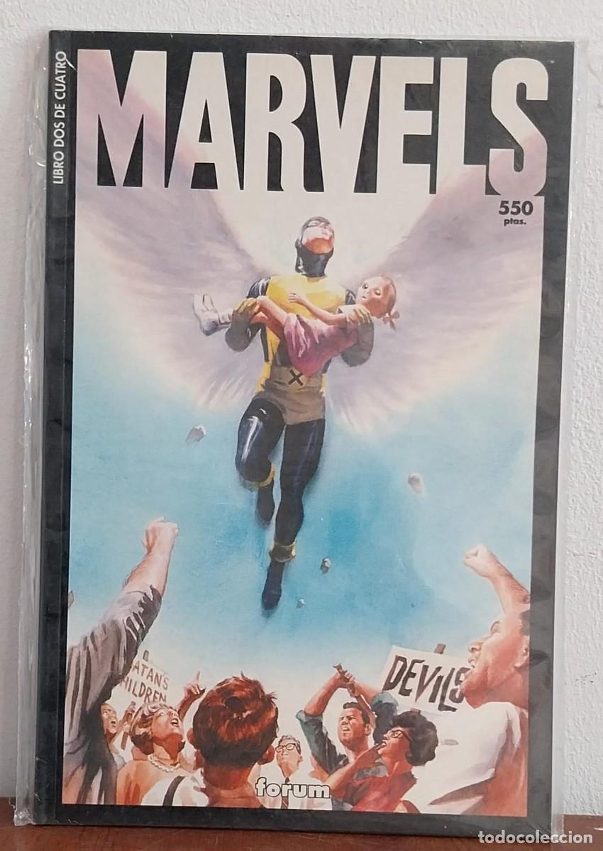 C&oacute;mics: MARVELS LIBRO DOS DE CUATRO TOMO &Uacute;NICO FORUM - Foto 1