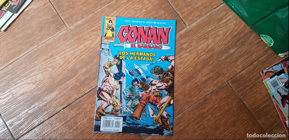 C&oacute;mics: CONAN EL BARBARO - N&ordm; 54 - ROY THOMAS -VOLUMEN 2 EDICIONES FORUM - Foto 1