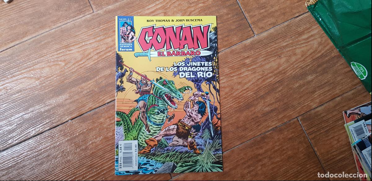 C&oacute;mics: CONAN EL BARBARO - N&ordm; 61 - ROY THOMAS -VOLUMEN 2 EDICIONES FORUM - Foto 1