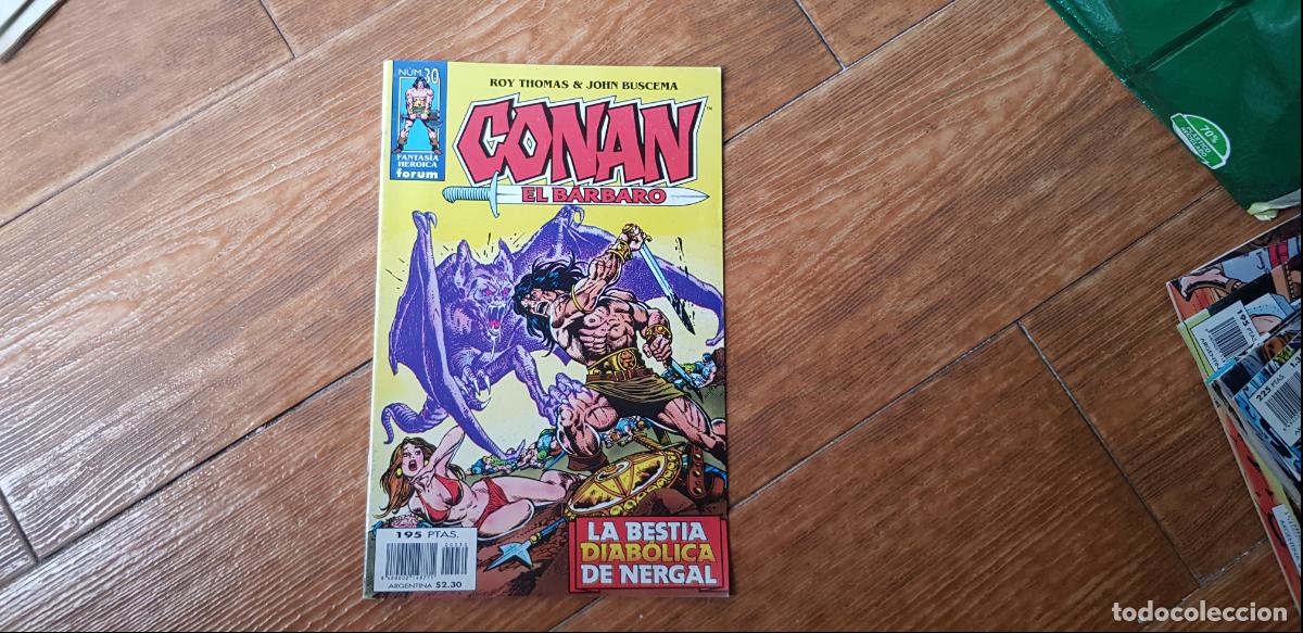 C&oacute;mics: CONAN EL BARBARO - N&ordm; 30 - ROY THOMAS -VOLUMEN 2 EDICIONES FORUM - Foto 1
