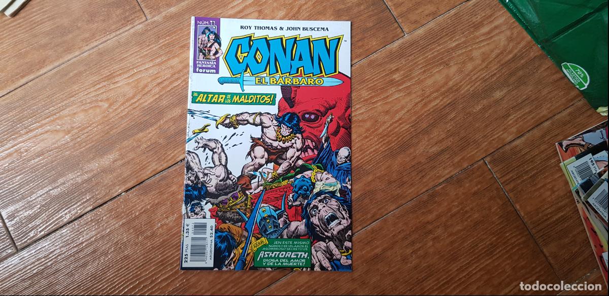 C&oacute;mics: CONAN EL BARBARO - N&ordm; 72 - ROY THOMAS -VOLUMEN 2 EDICIONES FORUM - Foto 1