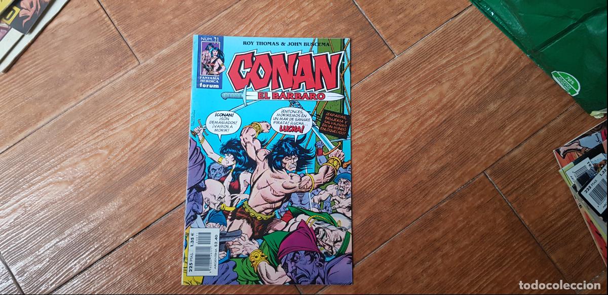 C&oacute;mics: CONAN EL BARBARO - N&ordm; 71 - ROY THOMAS -VOLUMEN 2 EDICIONES FORUM - Foto 1