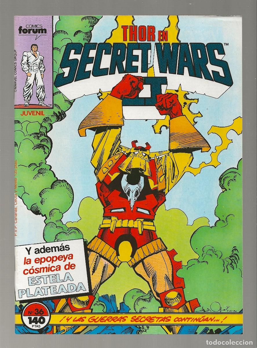 C&oacute;mics: THOR EN SECRET WARS II - N&ordm; 36 - FORUM 1987 - Foto 1