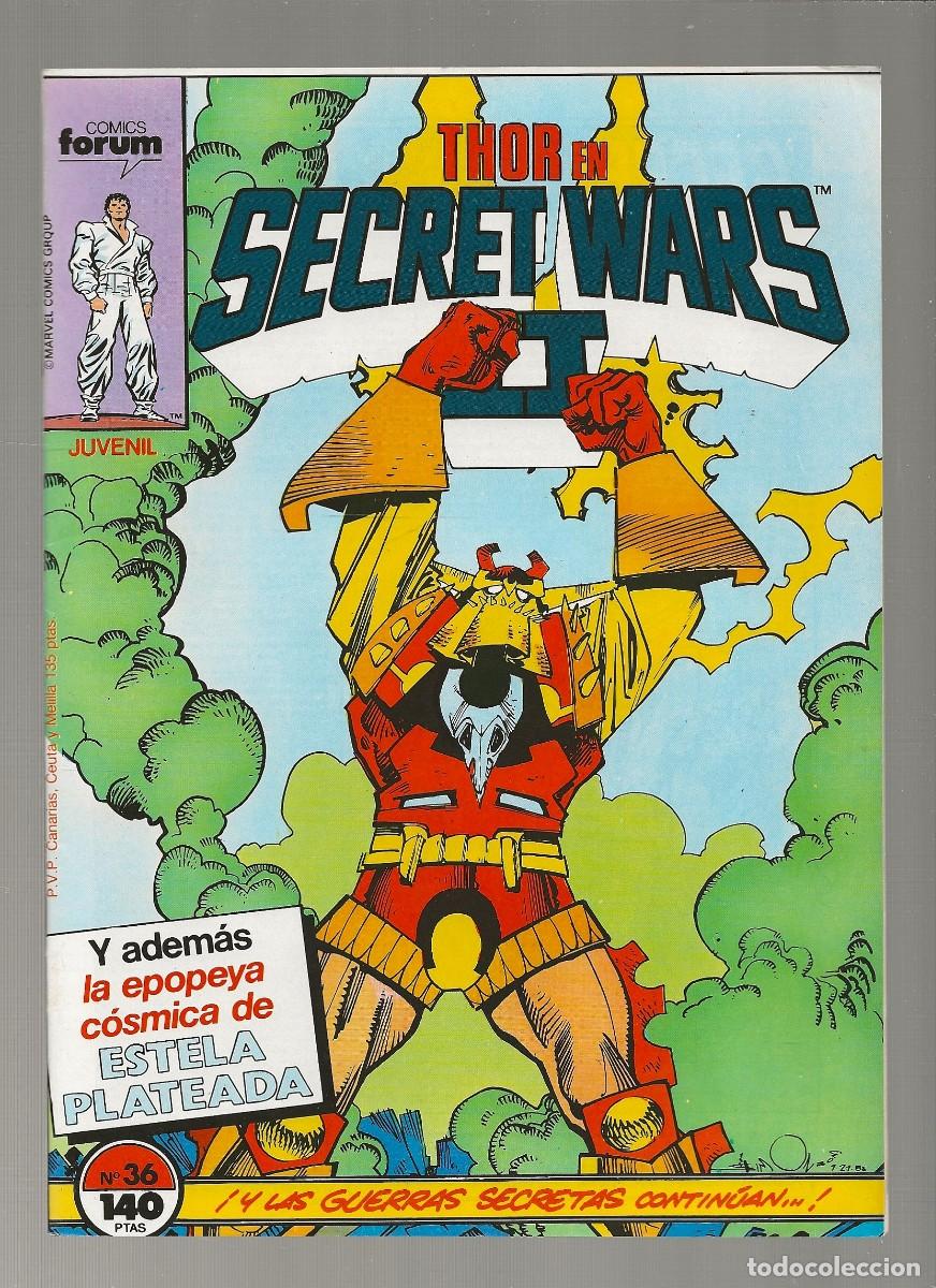 C&oacute;mics: THOR EN SECRET WARS II - N&ordm; 36 - FORUM 1987 - Foto 1