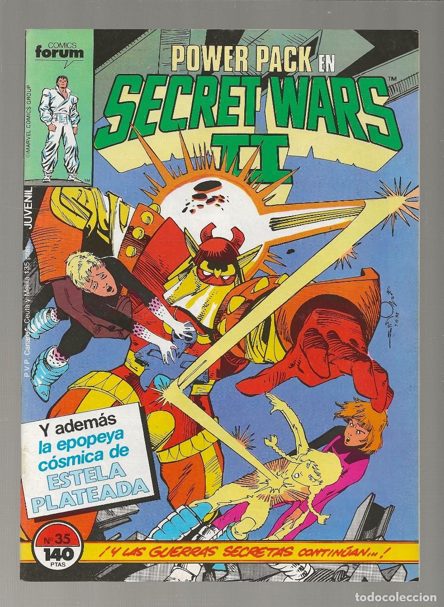 C&oacute;mics: POWER PACK EN SECRET WARS II - N&ordm; 35 - FORUM 1987 - Foto 1