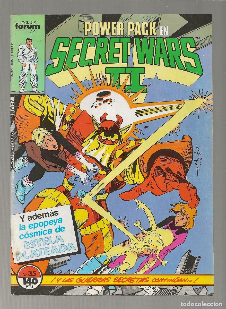 C&oacute;mics: POWER PACK EN SECRET WARS II - N&ordm; 35 - FORUM 1987 - Foto 1