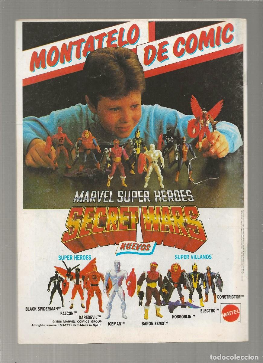 C&oacute;mics: CAPA Y PU&Ntilde;AL EN SECRET WARS II - N&ordm; 34 - FORUM 1987 - Foto 2