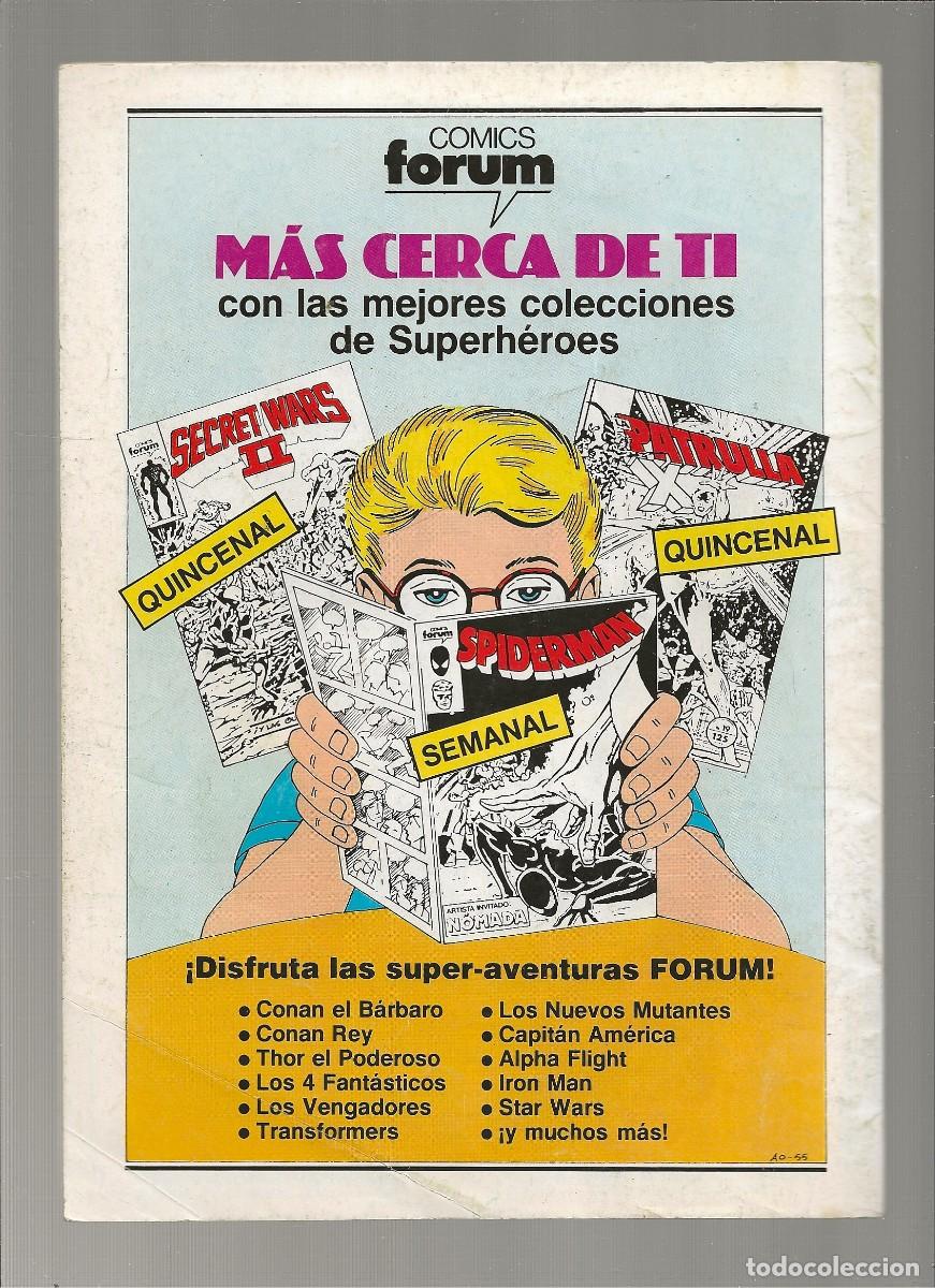 C&oacute;mics: DAREDEVIL EN SECRET WARS II - N&ordm; 22 - FORUM 1987 - Foto 2