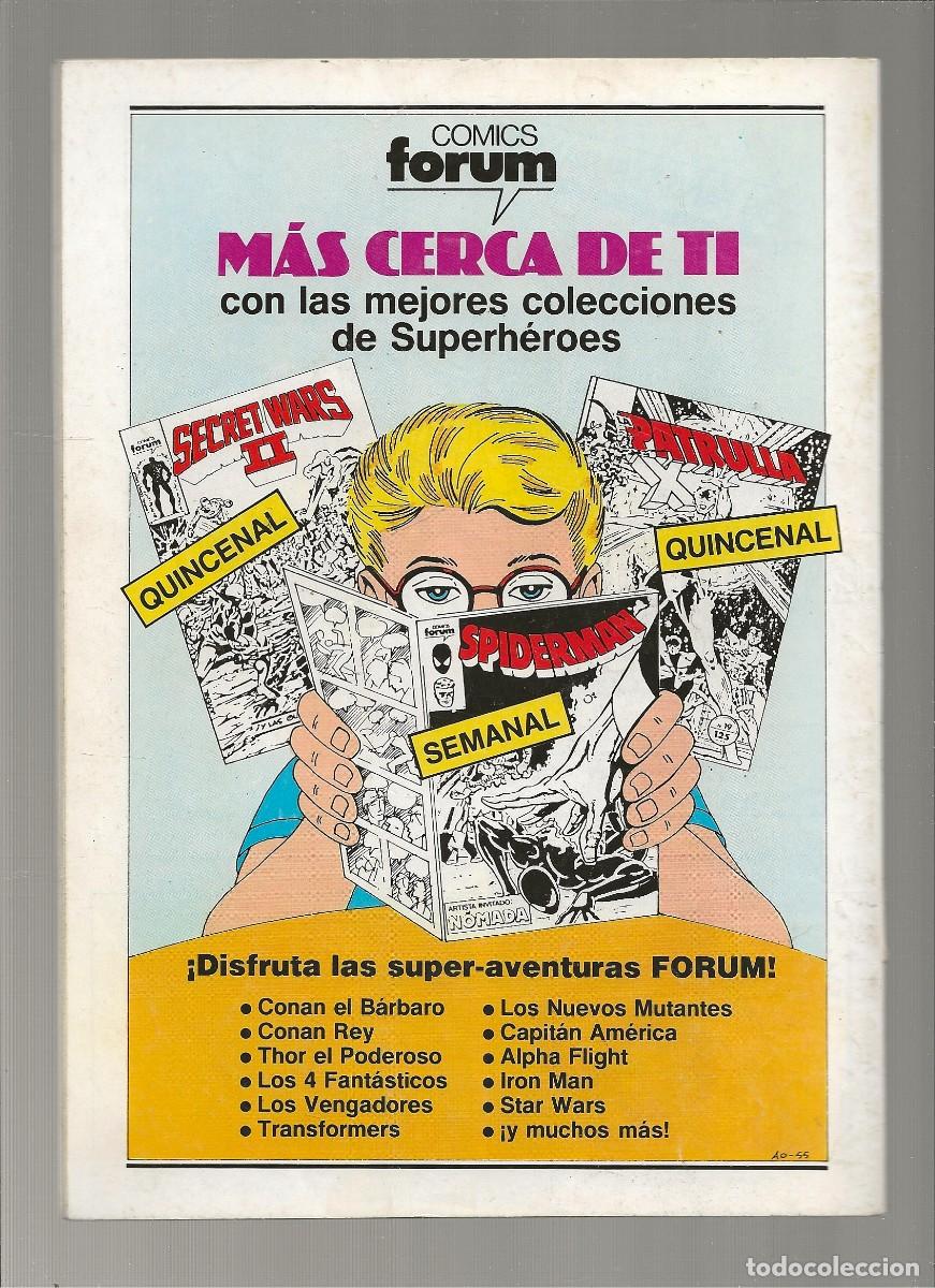 C&oacute;mics: DAREDEVIL EN SECRET WARS II - N&ordm; 22 - FORUM 1987 - Foto 2