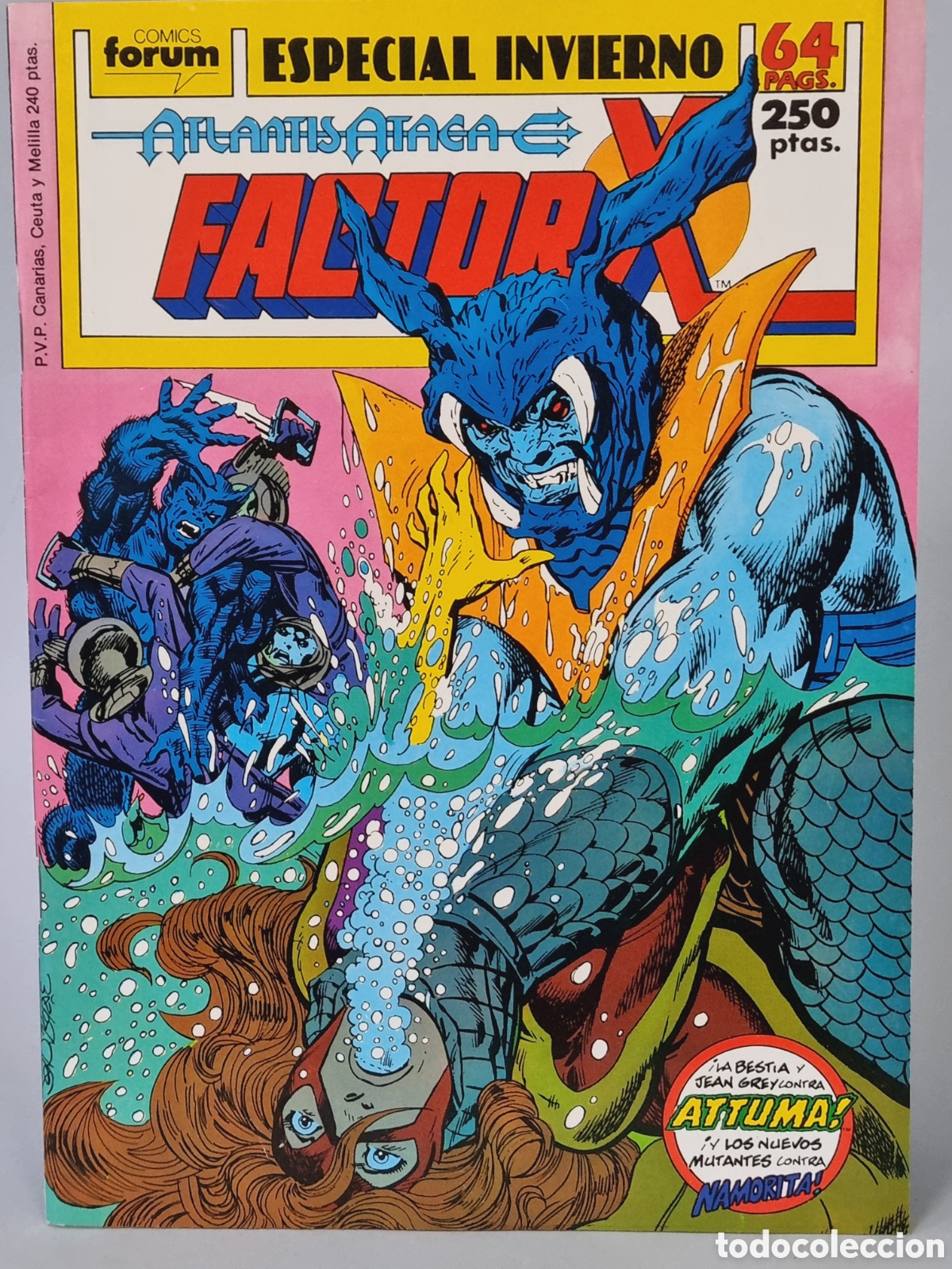 C&oacute;mics: DE KIOSCO FACTOR X ESPECIAL INVIERNO EXTRA COMICS FORUM MARVEL 1989 - Foto 1