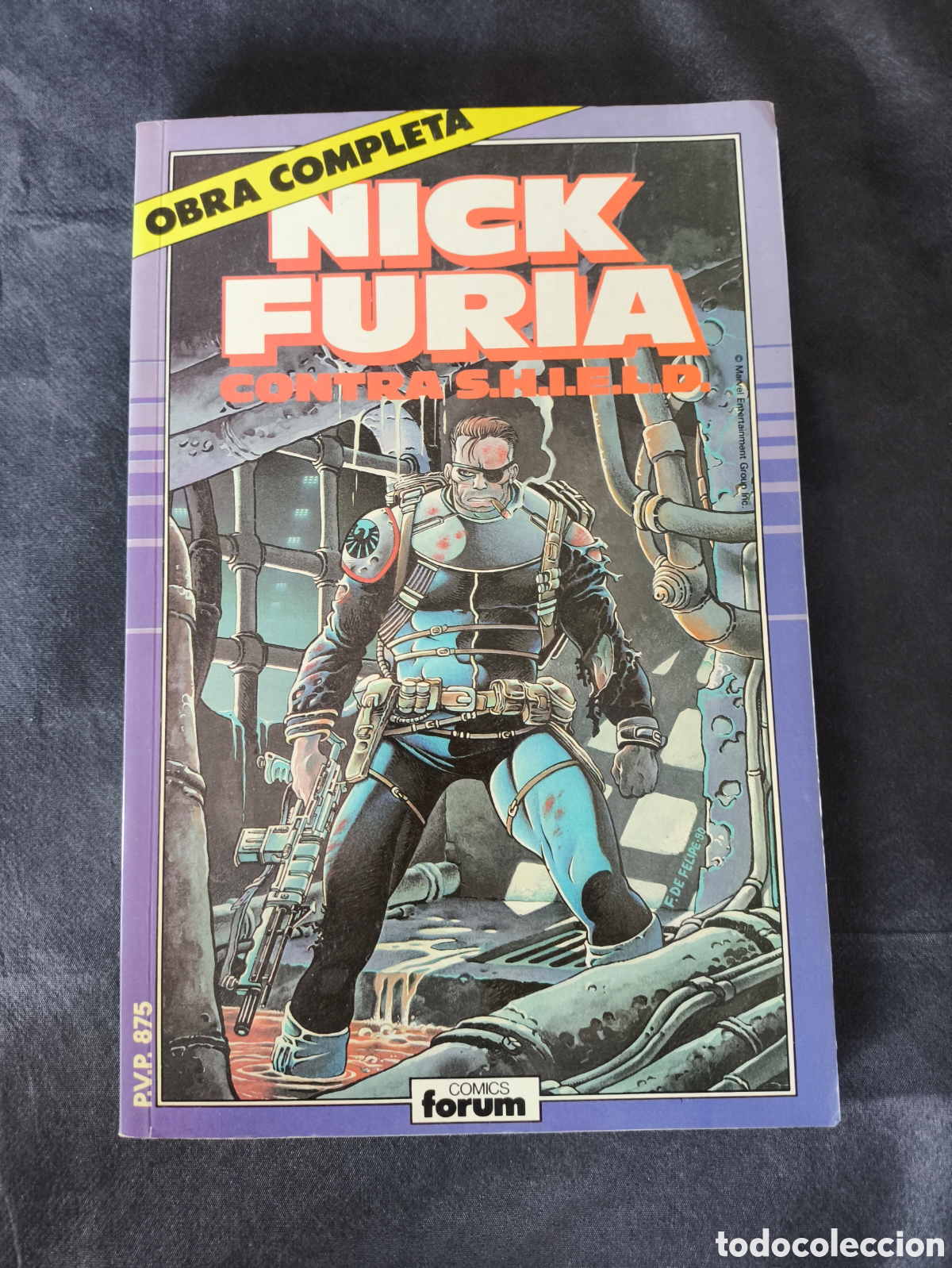 C&oacute;mics: Nick Furia Contra SHIELD - Obra Completa C&oacute;mics Forum (1989) &iexcl;Con Error de Imprenta! - Foto 1
