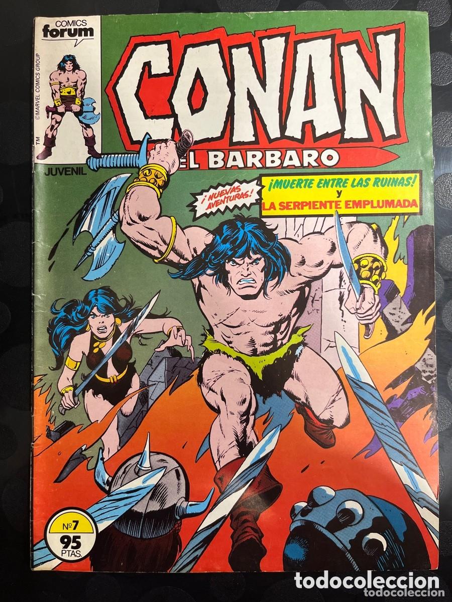 C&oacute;mics: CONAN EL BARBARO VOLUMEN 1 NUMERO 7 FORUM. - Foto 1
