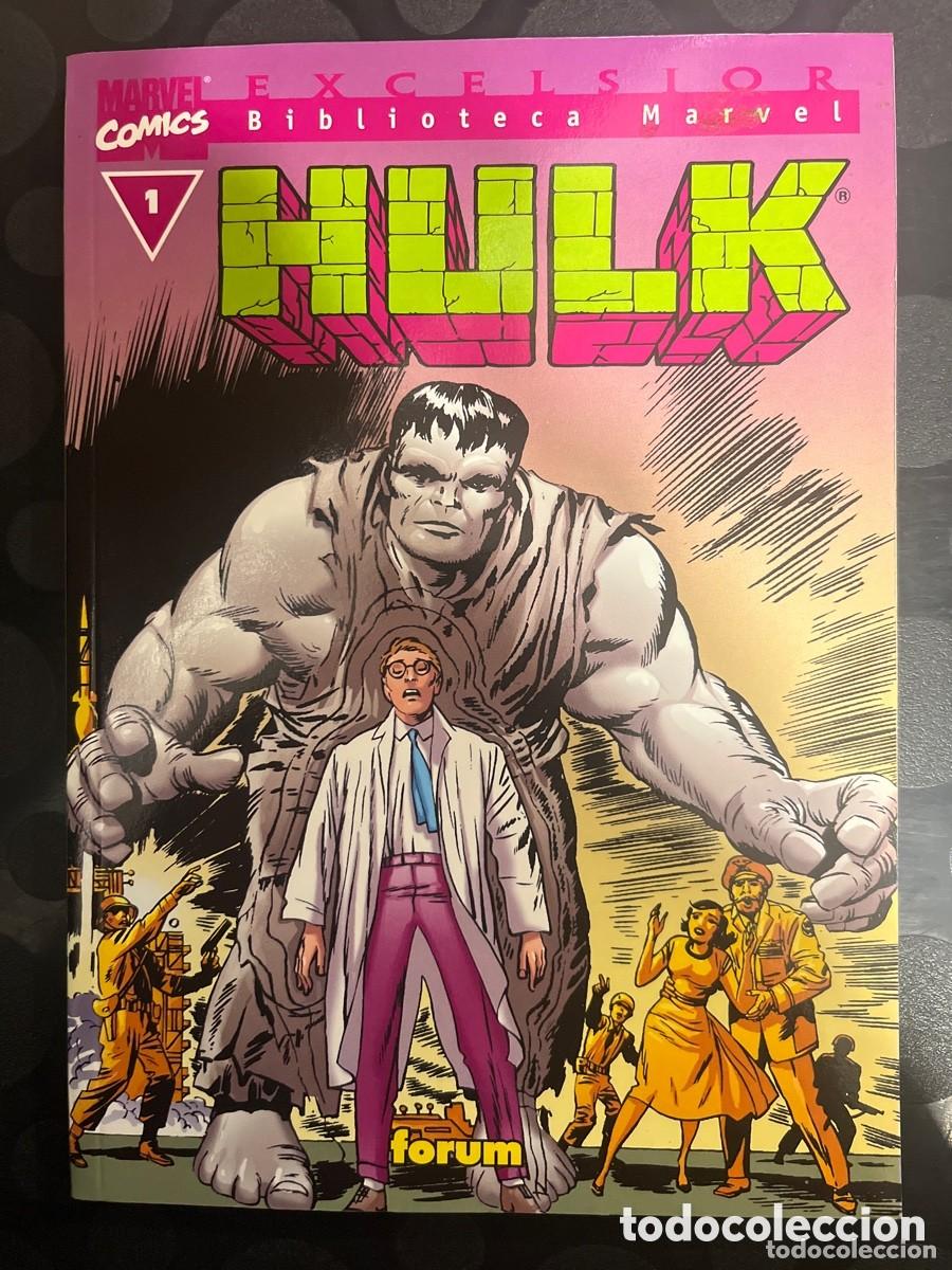 C&oacute;mics: BIBLIOTECA MARVEL 1 HULK. LA MASA. FORUM. - Foto 1
