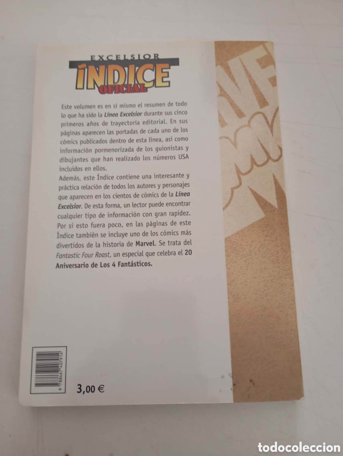 C&oacute;mics: &Iacute;NDICE OFICIAL DE LA L&Iacute;NEA EXCELSIOR - FORUM (MBE) - Foto 2