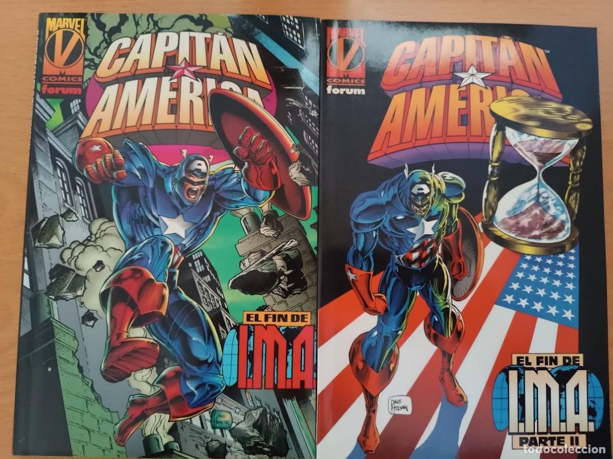 C&oacute;mics: comic Capitan Am&eacute;rica, El Fin De IMA, Lote Dos Vol&uacute;menes, COMPLETA - Foto 1