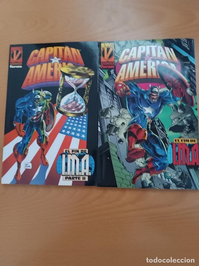 C&oacute;mics: comic Capitan Am&eacute;rica, El Fin De IMA, Lote Dos Vol&uacute;menes, COMPLETA - Foto 3