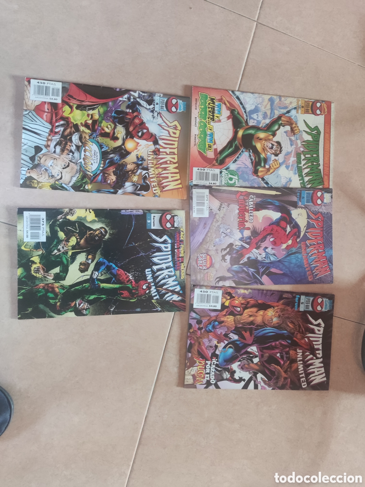 C&oacute;mics: Spiderman unlimited 3, 4, 5 ,6 y 8 - Foto 1