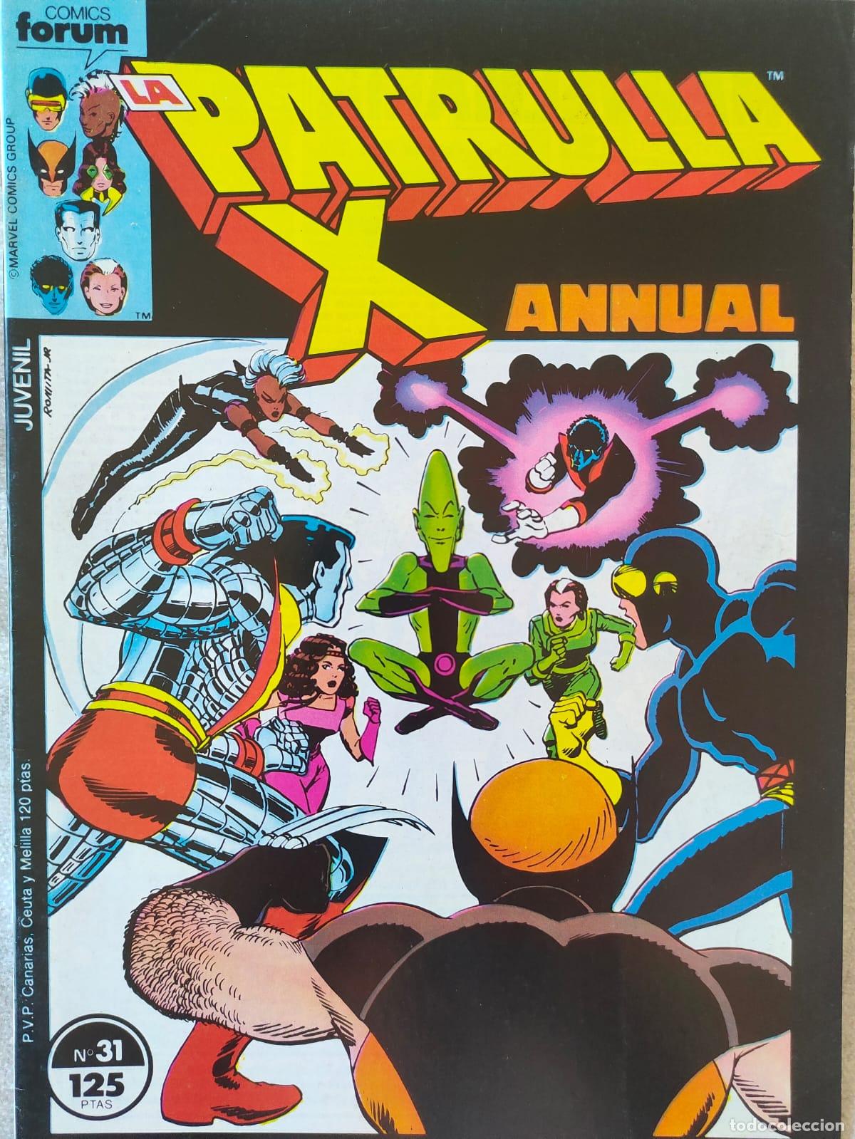 C&oacute;mics: PATRULLA X ANUAL NUMERO 31 - Foto 1
