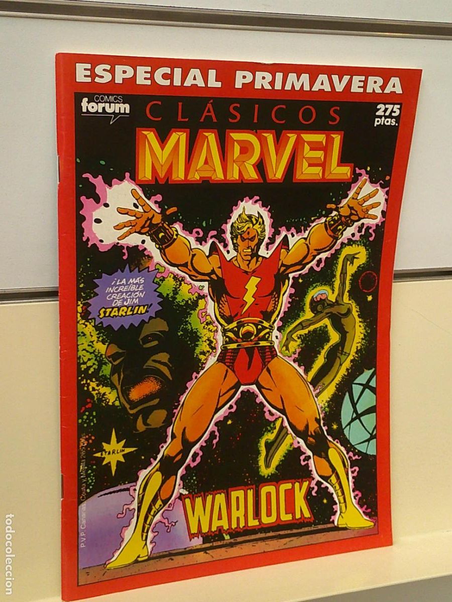 C&oacute;mics: CLASICOS MARVEL ESPECIAL PRIMAVERA A&Ntilde;O 1990 WARLOCK - FORUM - Foto 1