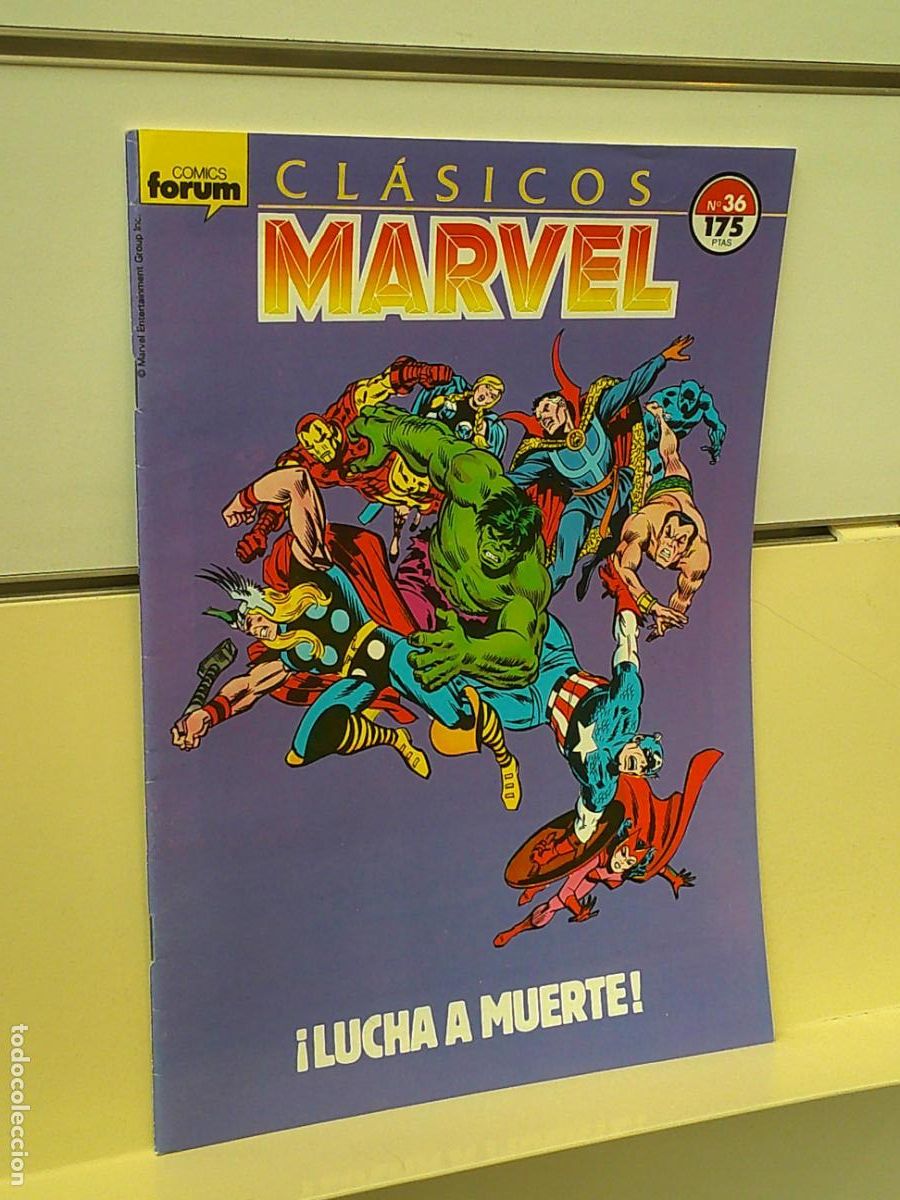 C&oacute;mics: CLASICOS MARVEL N&ordm; 37 - FORUM - Foto 1