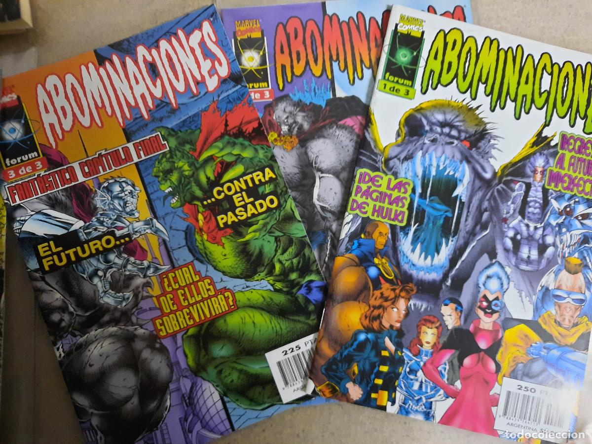 C&oacute;mics: ABOMINACIONES N&ordm; 1 AL 3 - ED. FORUM - COMPLETA! - Foto 1