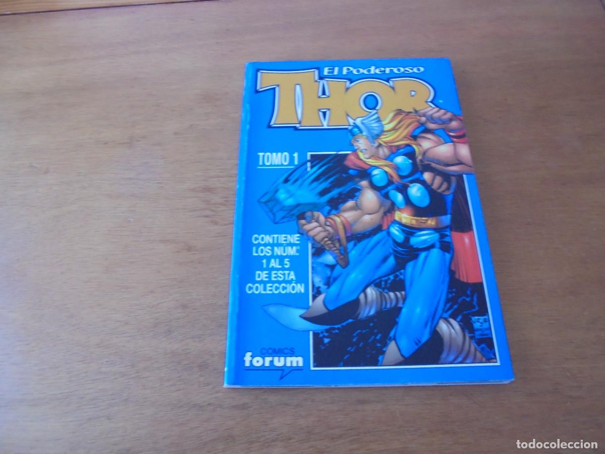 C&oacute;mics: MARVEL COMICS FORUM. EL PODEROSO THOR. VOL III N&ordm; 1, 2, 3 - VOL IV N&ordm; 4 Y 5. - Foto 1