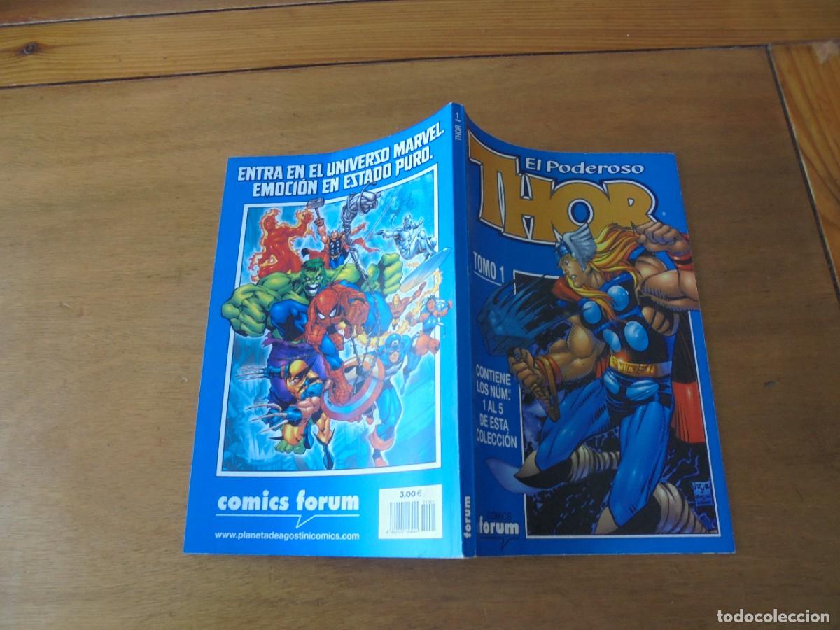 C&oacute;mics: MARVEL COMICS FORUM. EL PODEROSO THOR. VOL III N&ordm; 1, 2, 3 - VOL IV N&ordm; 4 Y 5. - Foto 3