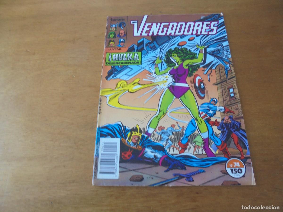 C&oacute;mics: MARVEL COMICS LOS VENGADORES N&ordm; 74 ED. FORUM. - Foto 1