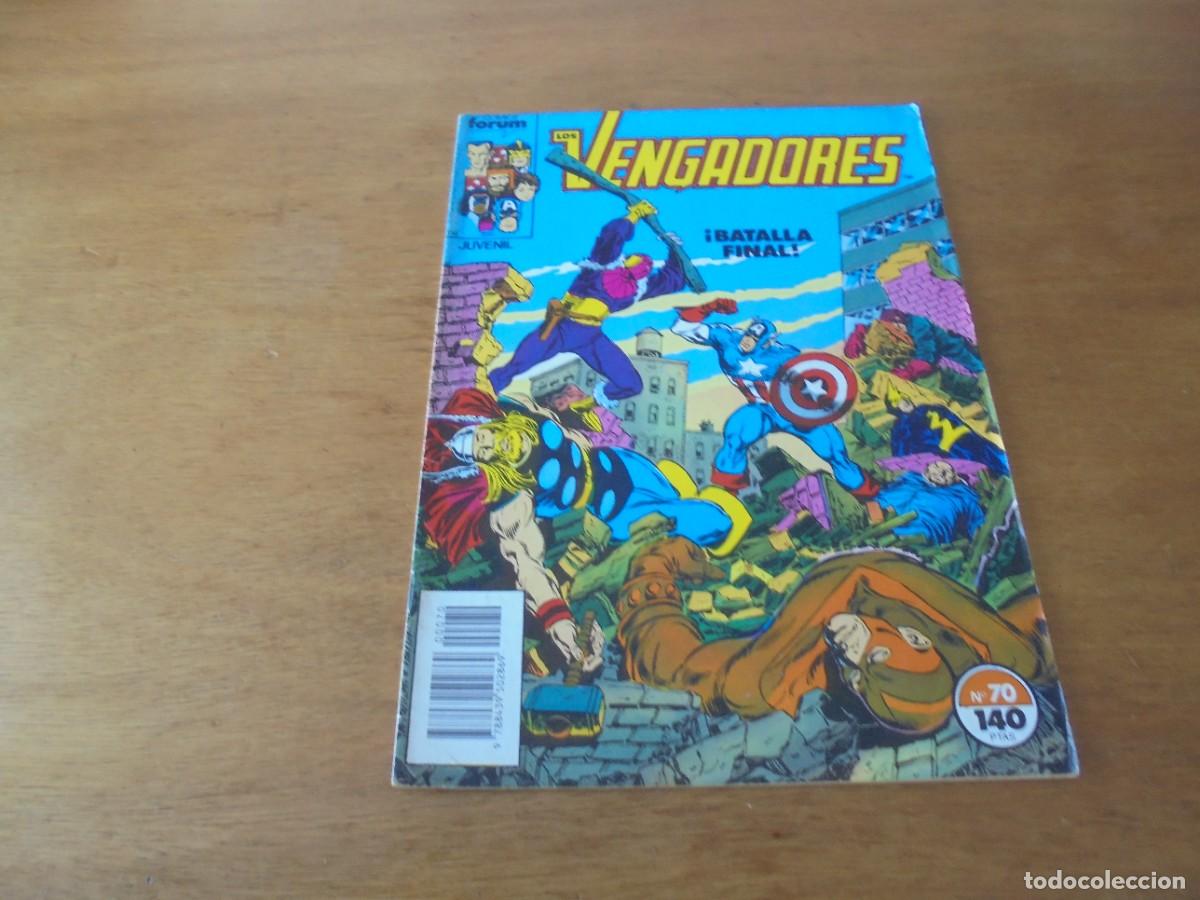 C&oacute;mics: MARVEL COMICS LOS VENGADORES N&ordm; 70 ED. FORUM. - Foto 2