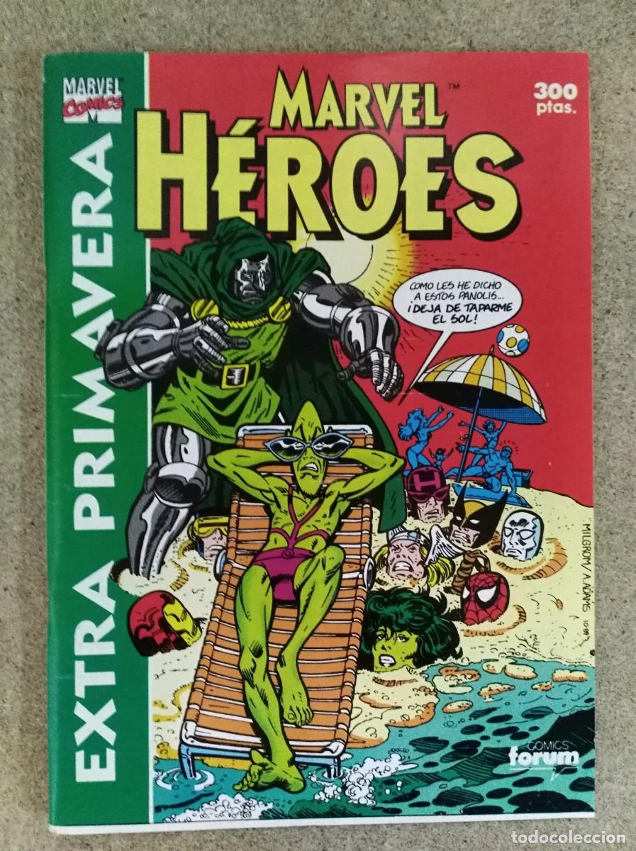 C&oacute;mics: Marvel Heroes.Extra Primavera 1991.Marvel.Forum - Foto 1