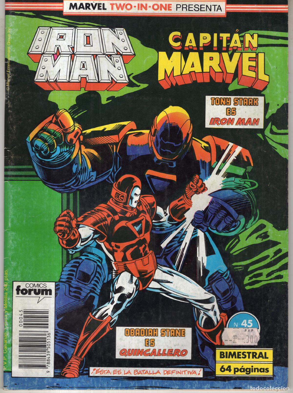 C&oacute;mics: IRON MAN VOL. 1 N&ordm; 45 - FORUM - Foto 1