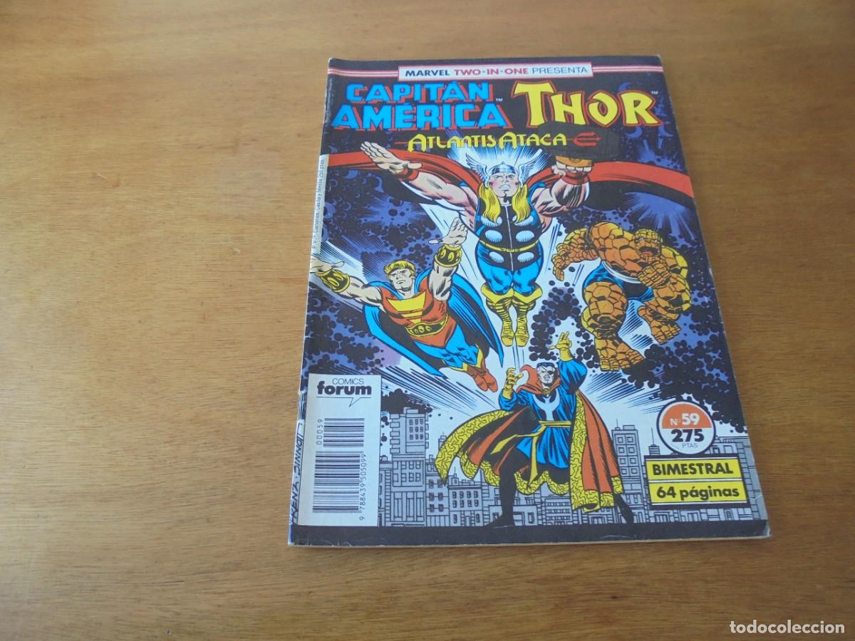 C&oacute;mics: 59, MARVEL TWO IN ONE. FORUM. CAPIT&Aacute;N AM&Eacute;RICA - THOR N&ordm; 59 - Foto 1