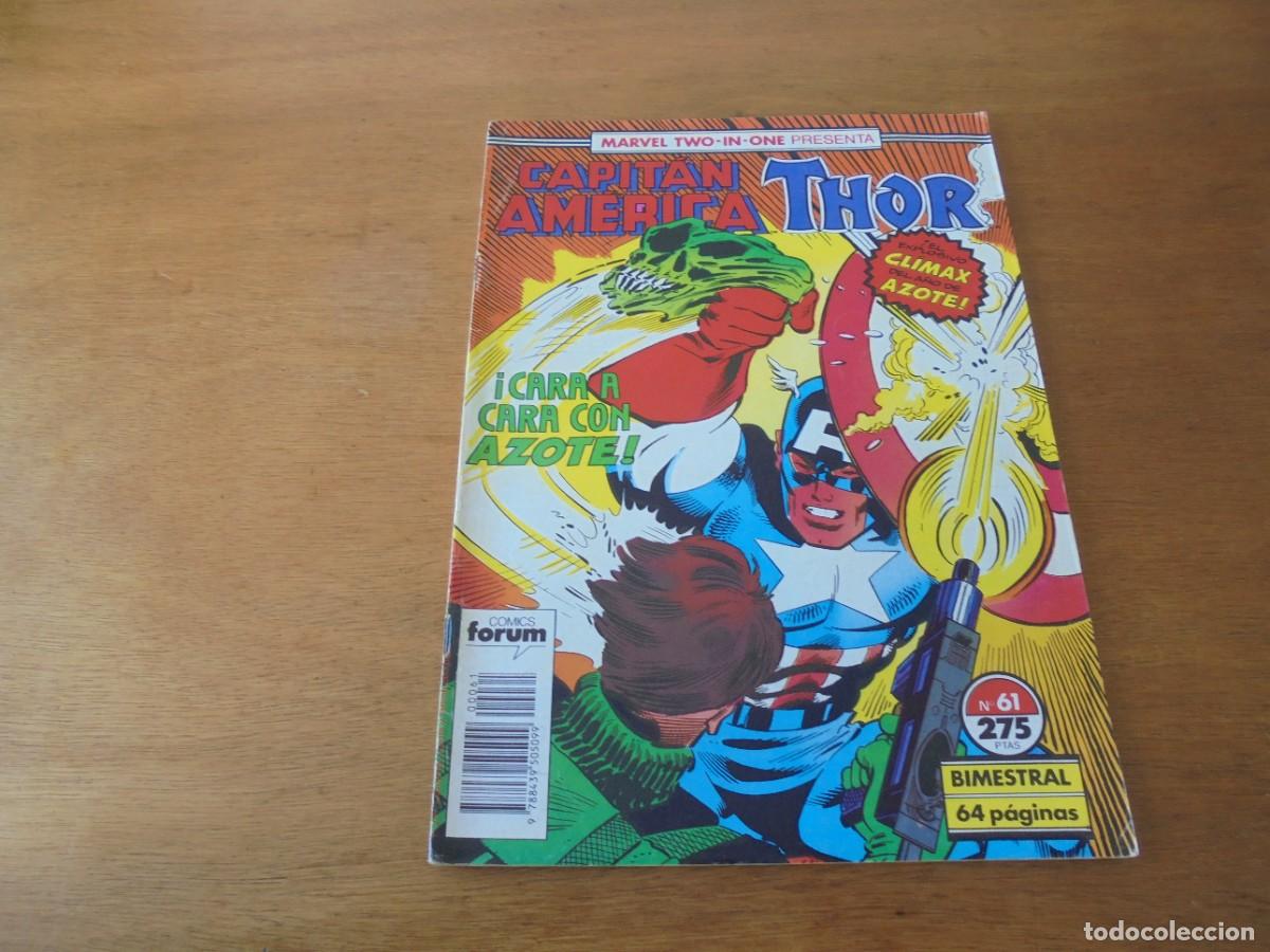 C&oacute;mics: 61, MARVEL TWO IN ONE. FORUM. CAPIT&Aacute;N AM&Eacute;RICA - THOR N&ordm; 61 - Foto 1