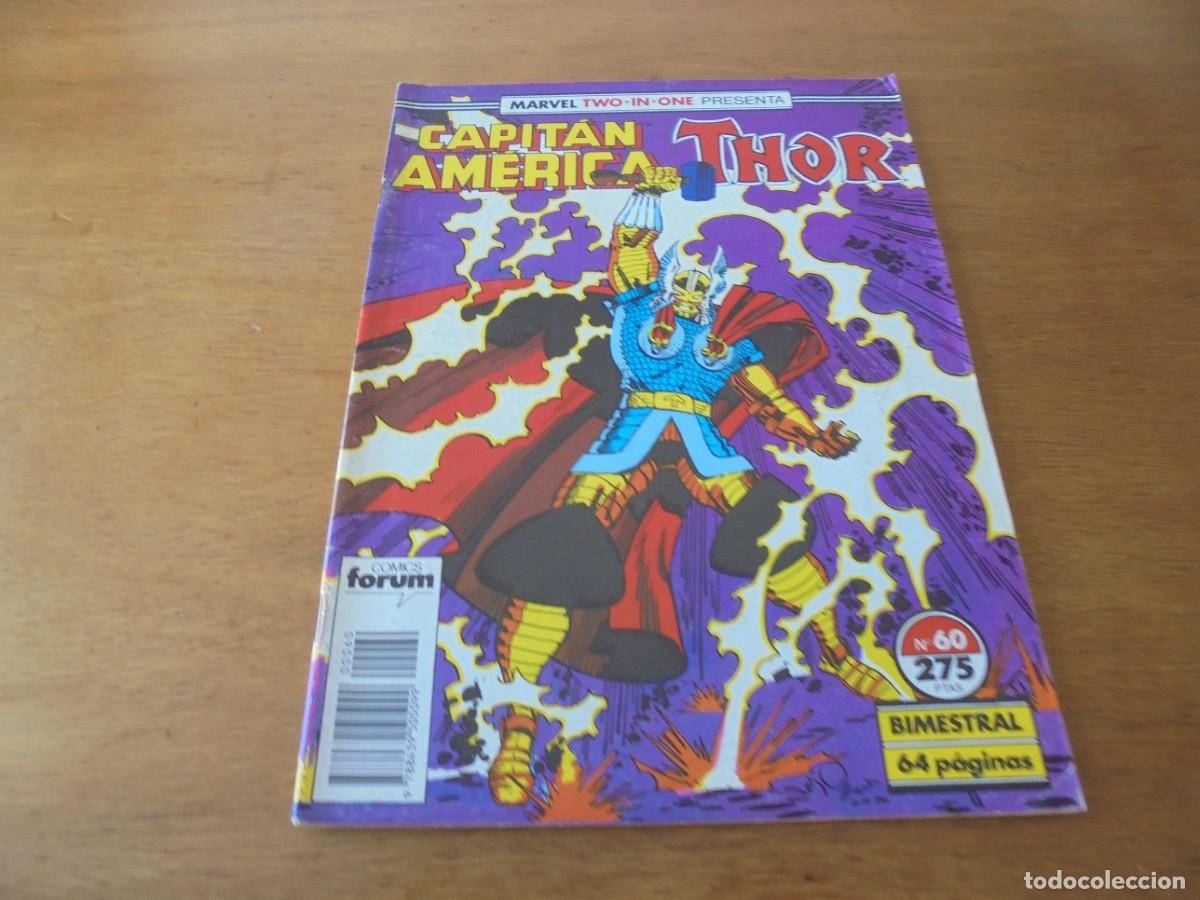 C&oacute;mics: 60, MARVEL TWO IN ONE. FORUM. CAPIT&Aacute;N AM&Eacute;RICA - THOR N&ordm; 60 - Foto 1