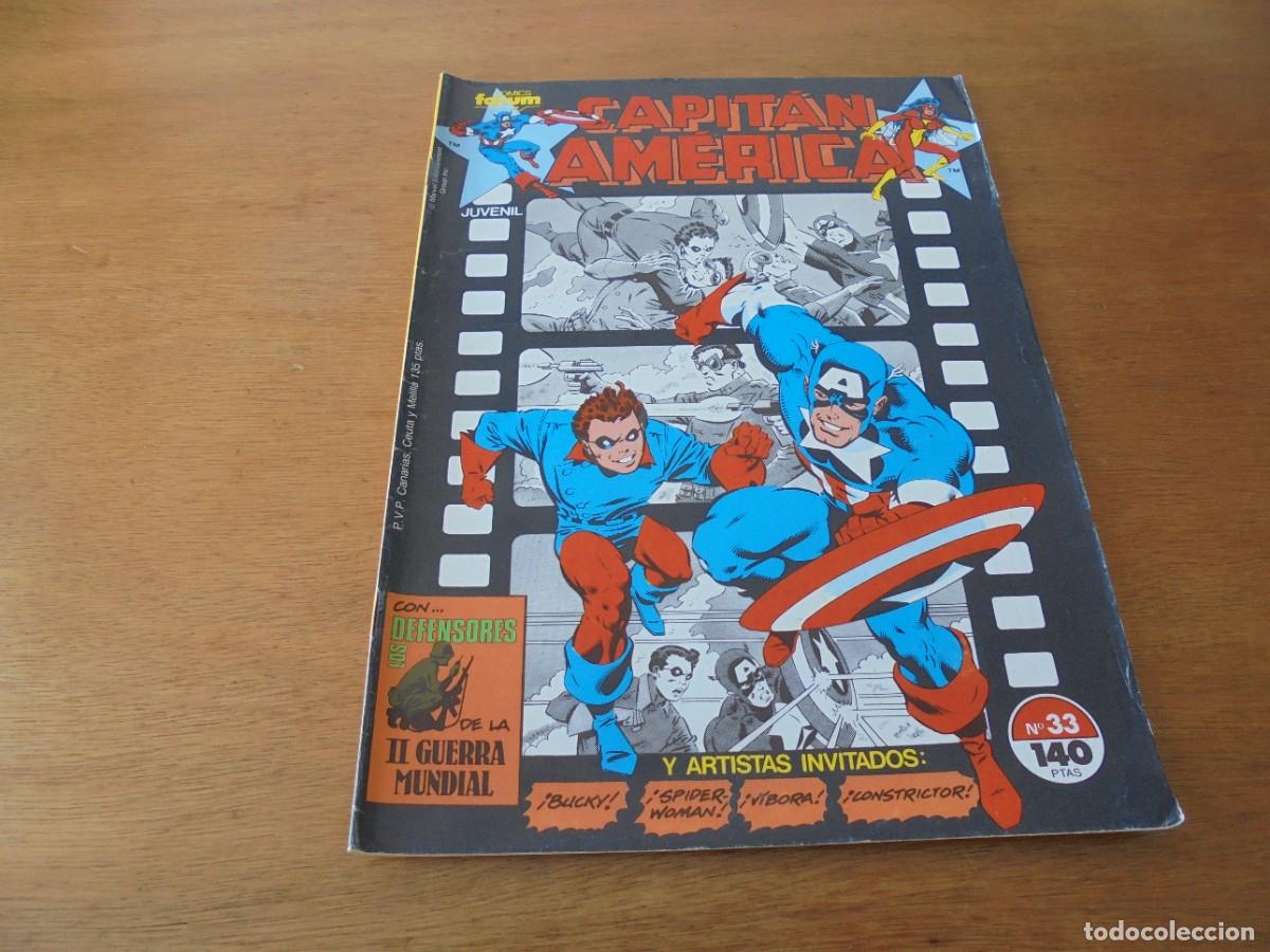 C&oacute;mics: MARVEL COMICS FORUM CAPIT&Aacute;N AM&Eacute;RICA N&ordm; 33 - Foto 1
