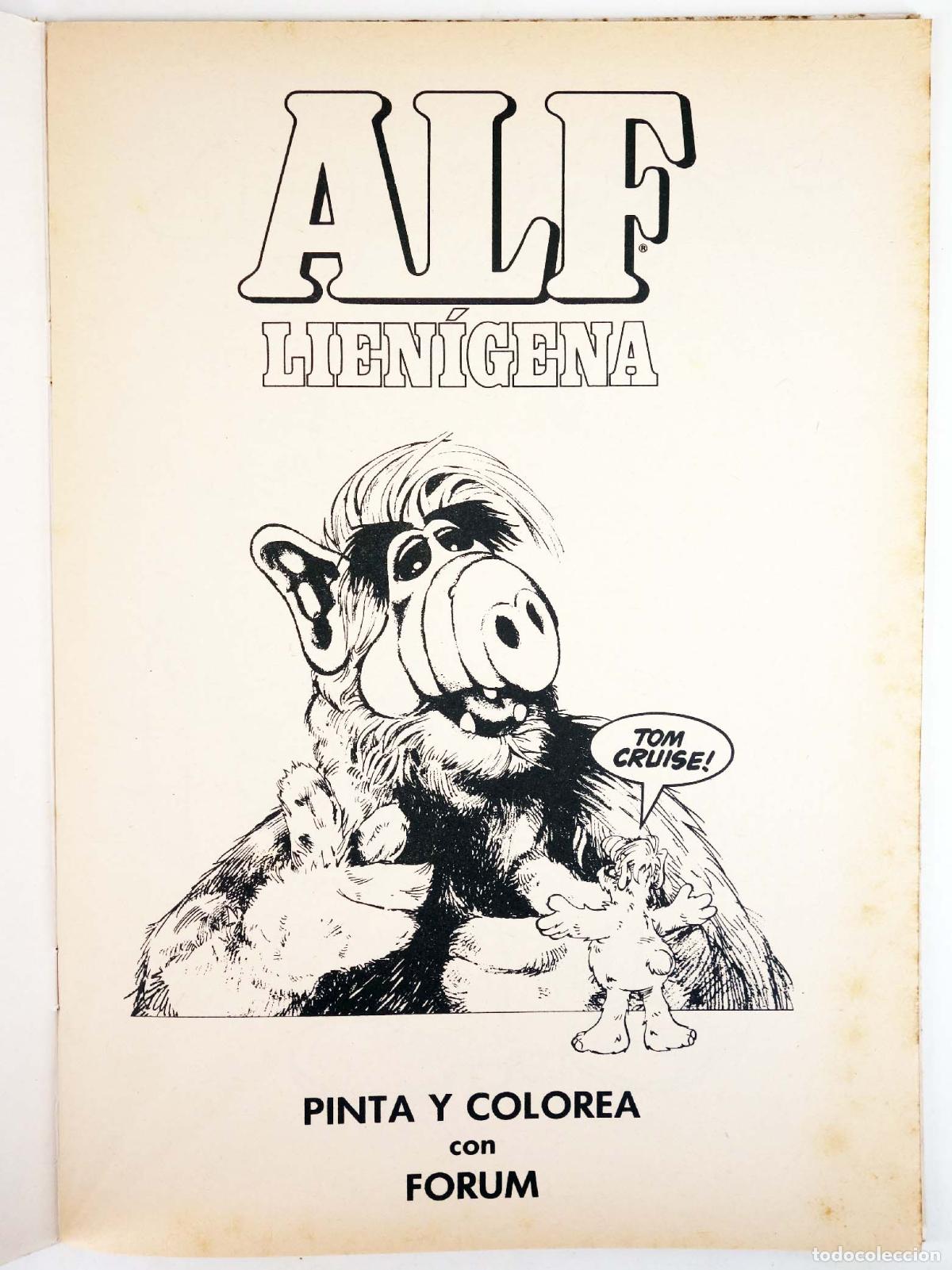 C&oacute;mics: ALF LIEN&Iacute;GENA COLOREABLE. Forum, 1989 - Foto 5