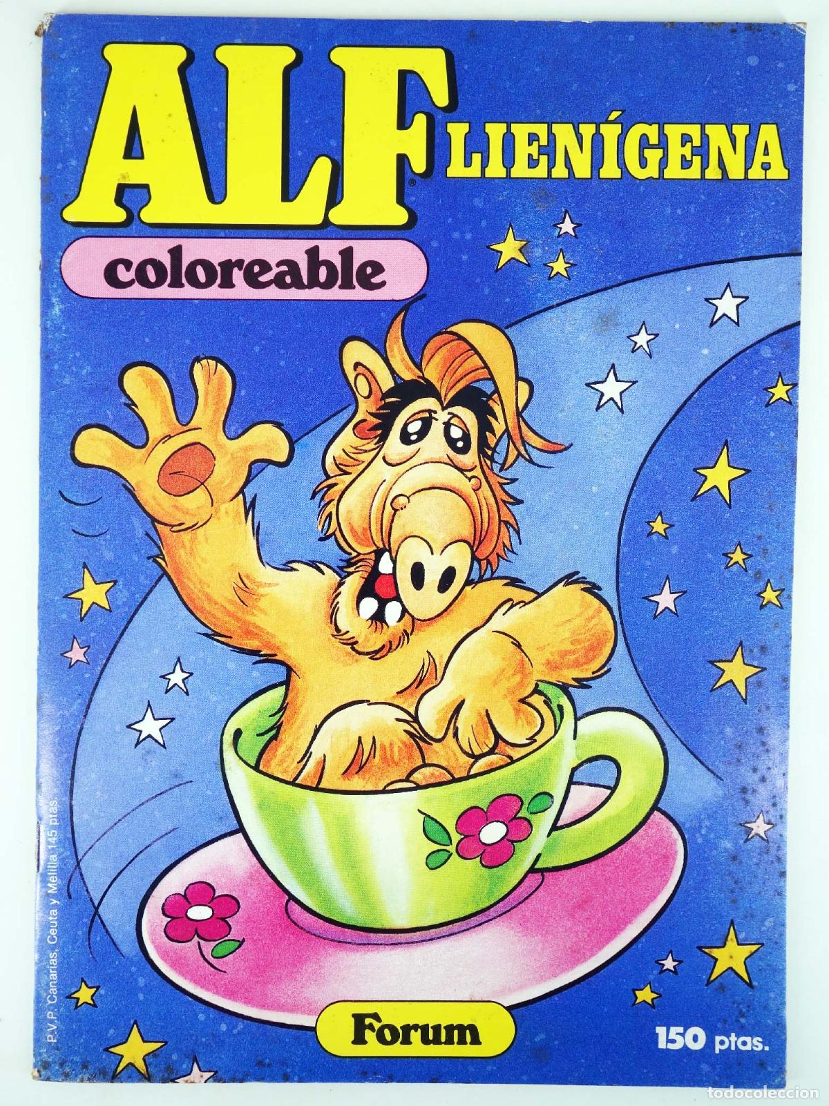 C&oacute;mics: ALF LIEN&Iacute;GENA COLOREABLE. Forum, 1989 - Foto 1