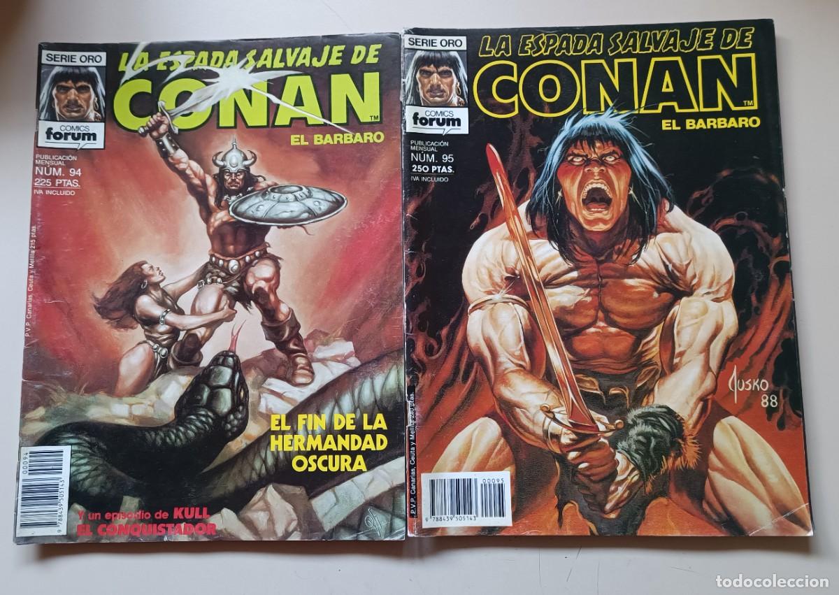 C&oacute;mics: Lote 7 Comics La Espada Salvaje de Conan Serie Oro de Forum - Foto 3