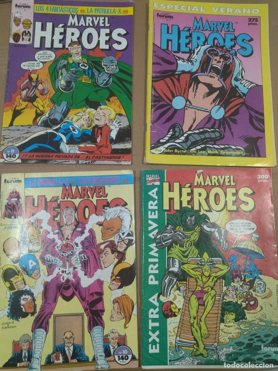 C&oacute;mics: Marvel h&eacute;roes n&uacute;m 10 y 11 y extra primavera y especial verano - Foto 1