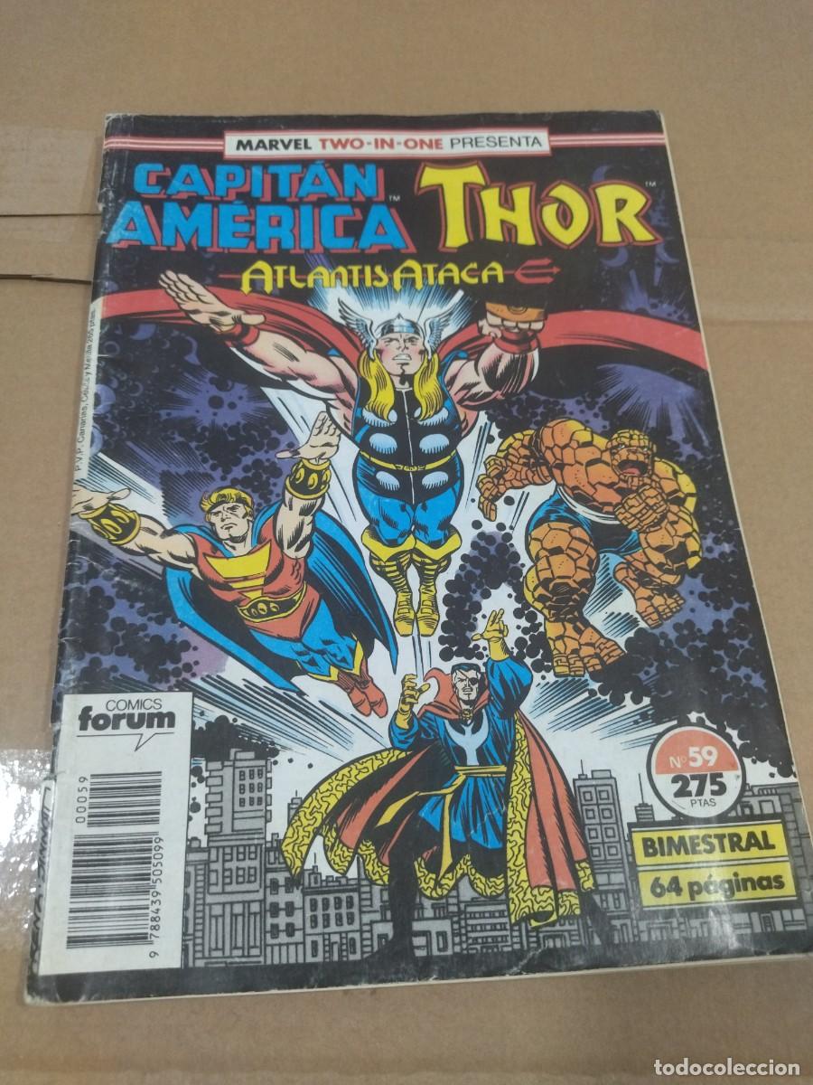 C&oacute;mics: Capitan Am&eacute;rica y Thor n&uacute;m 59 Marvel dos en uno forum - Foto 1