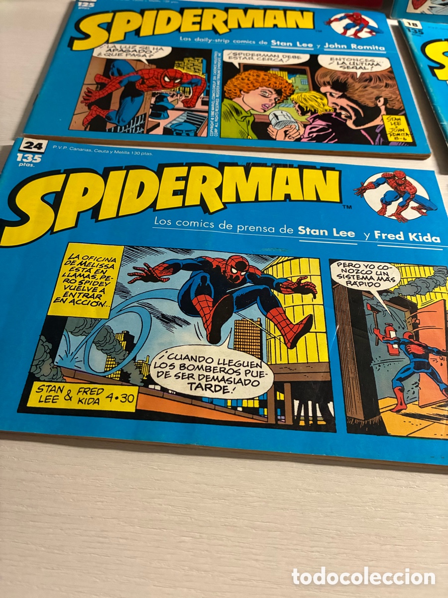 C&oacute;mics: Lote 9 tiras de prensa Spiderman - Foto 8