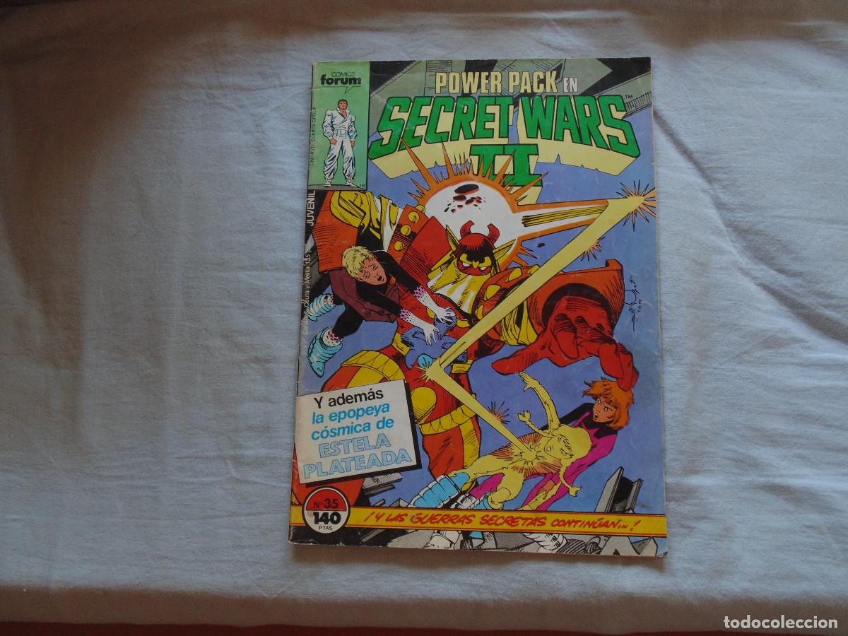 C&oacute;mics: Power Pack en Secret Wars II. n&ordm; 35. 1987. Marvel / Forum. - Foto 1