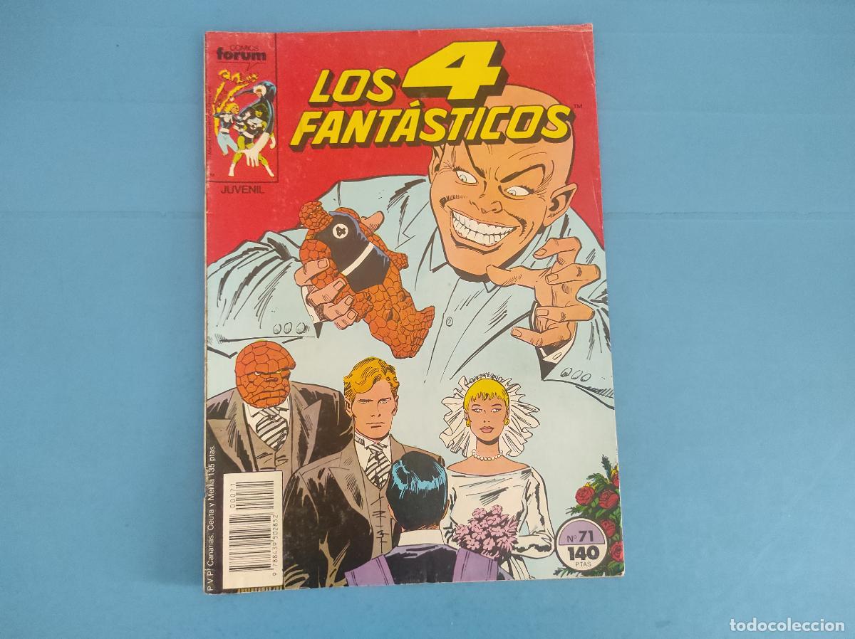 C&oacute;mics: COMIC LOS 4 FANTASTICOS N&ordm; 71 A&Ntilde;O 1983 DE COMICS FORUM - Foto 1