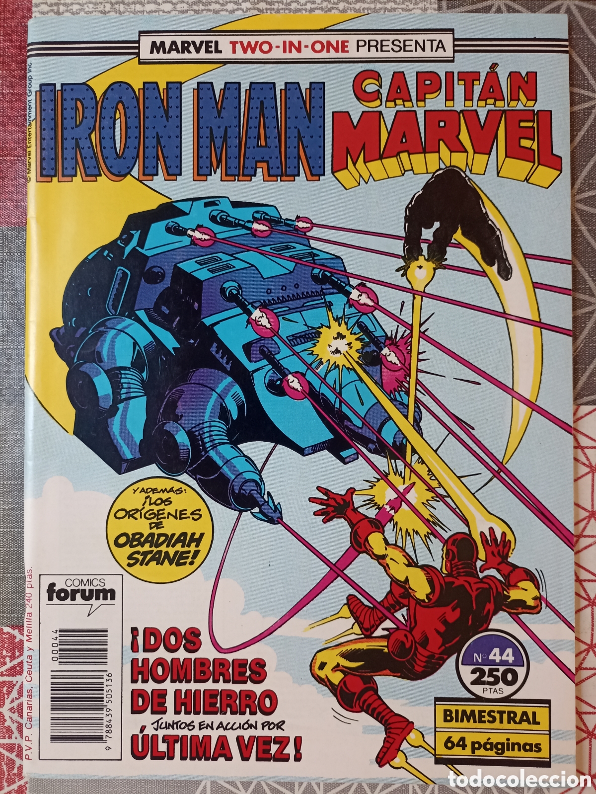 C&oacute;mics: MARVEL TWO-IN-ONE: IRON MAN / CAPIT&Aacute;N MARVEL N&deg;43, 44, 45, 50 -Forum- - Foto 7