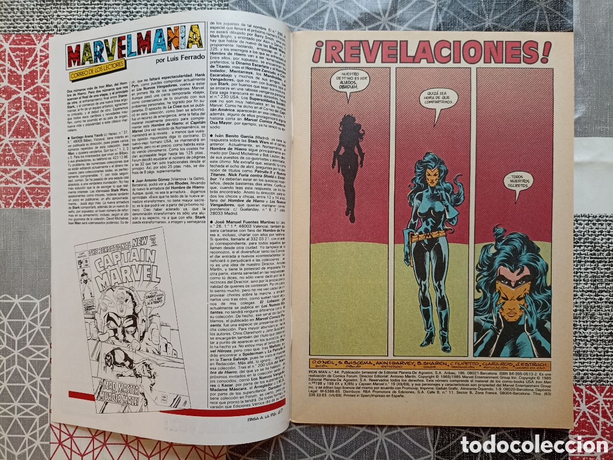 C&oacute;mics: MARVEL TWO-IN-ONE: IRON MAN / CAPIT&Aacute;N MARVEL N&deg;43, 44, 45, 50 -Forum- - Foto 8